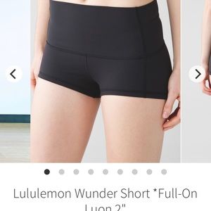 Wunder Under Luon shorts size 6